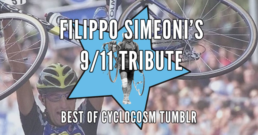 Filippo Simeoni's 9/11 tribute - Best of Cyclocosm Tumblr